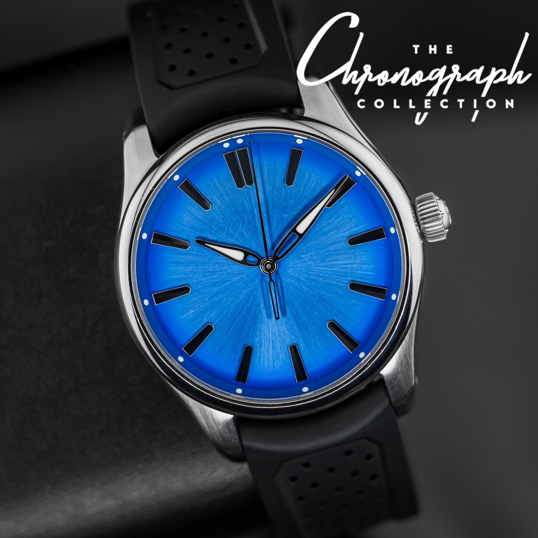 May be an image of wrist watch and text that says 'Ahjranayjaph T THE nponsgraph COLLECTION COLLECT •'