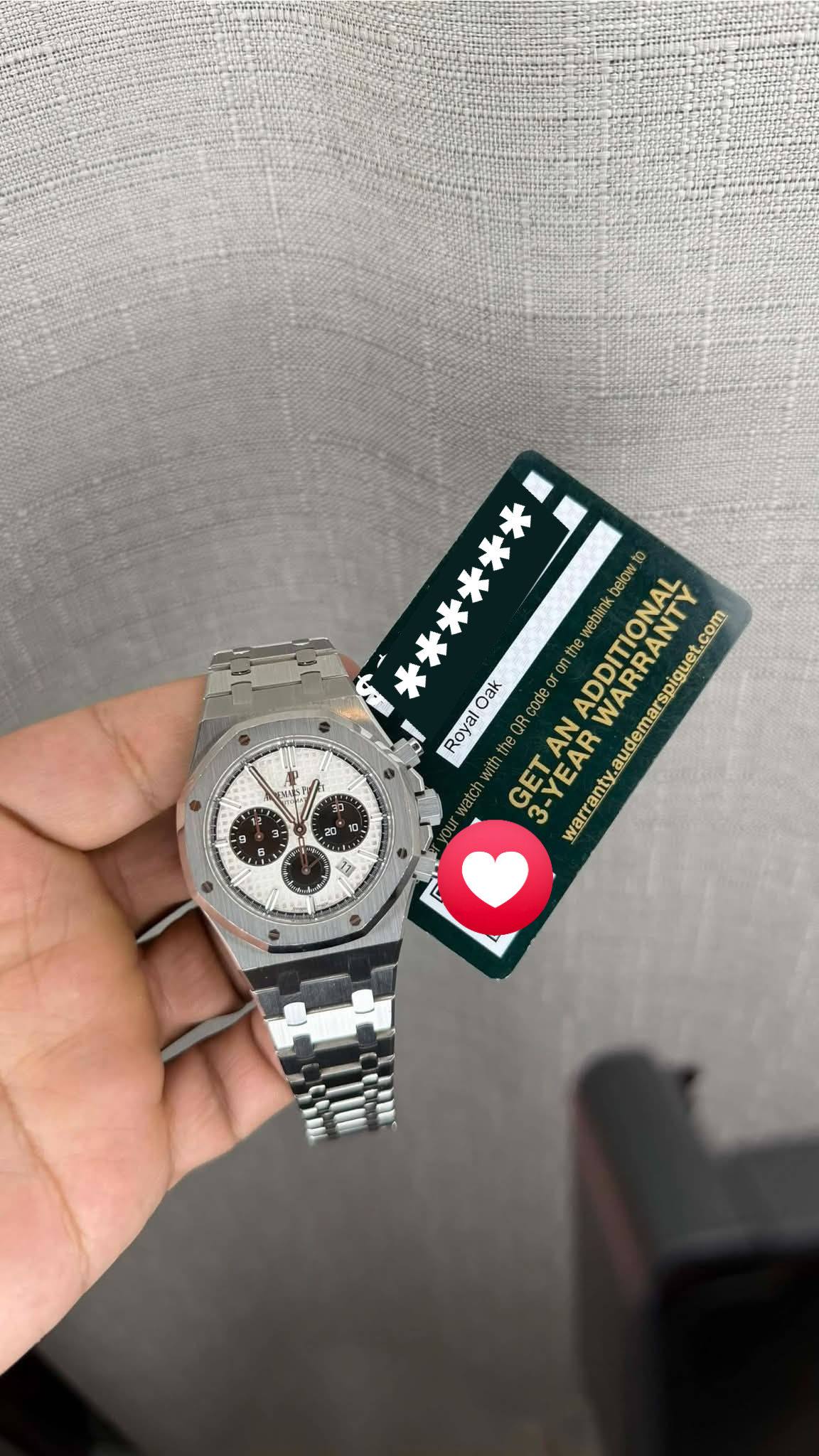 May be an image of digital watch and text that says '- ****** Oak ADDITIONAL WARRANTY iguet.com com below to WARBANTY weblink Royal GETAN 3-YEAR AN acI GET CAR warranty.…
