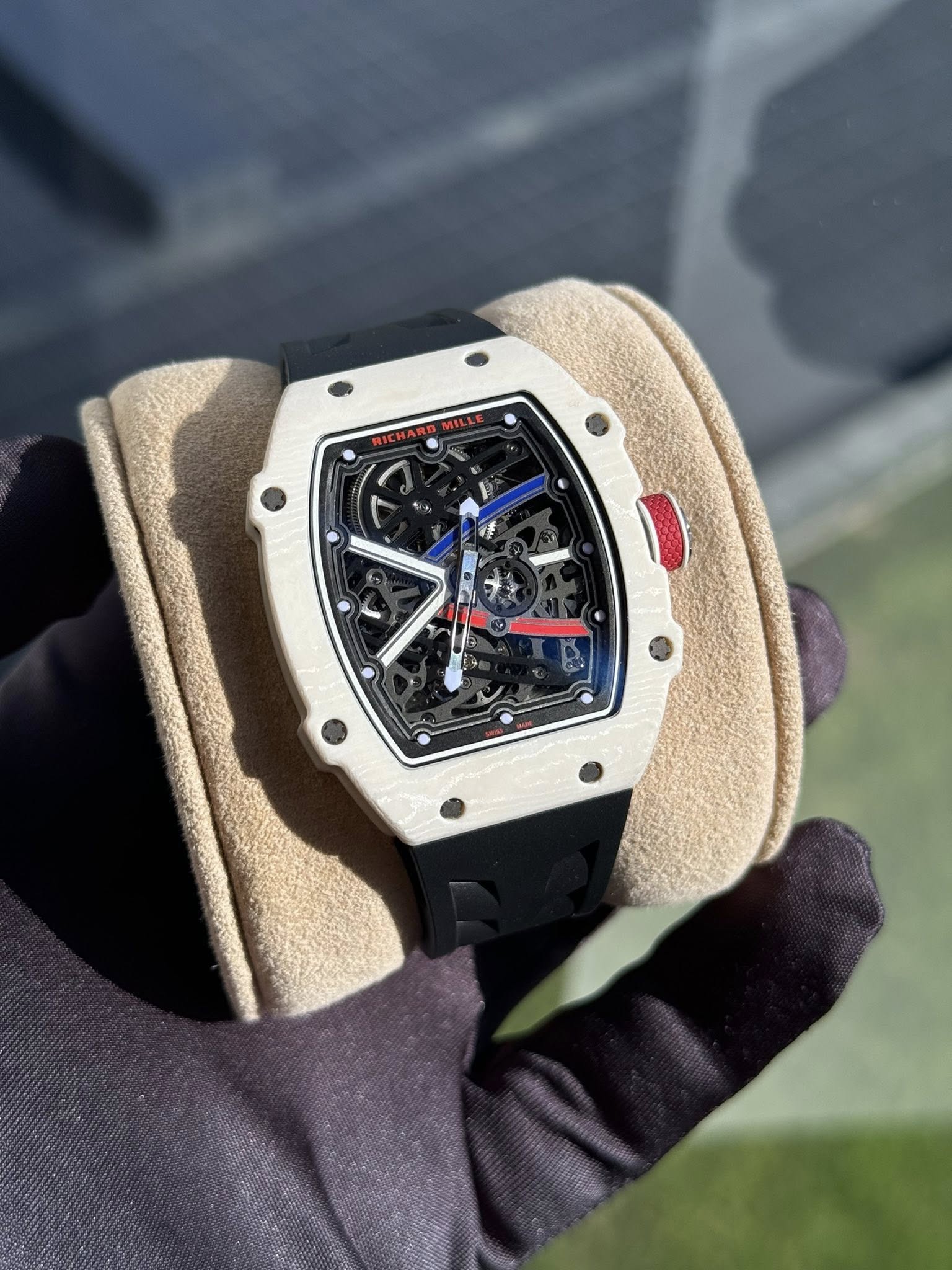 May be an image of wrist watch