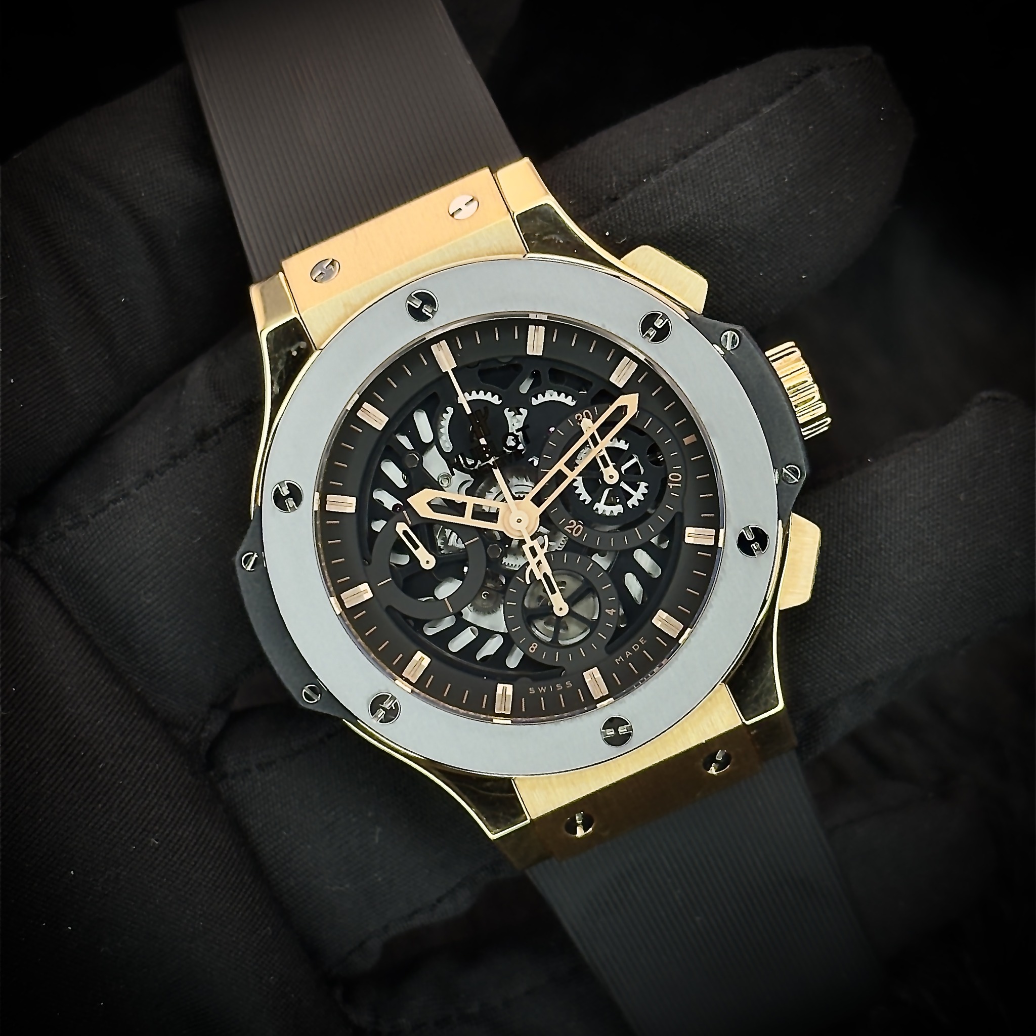 May be an image of wrist watch and text