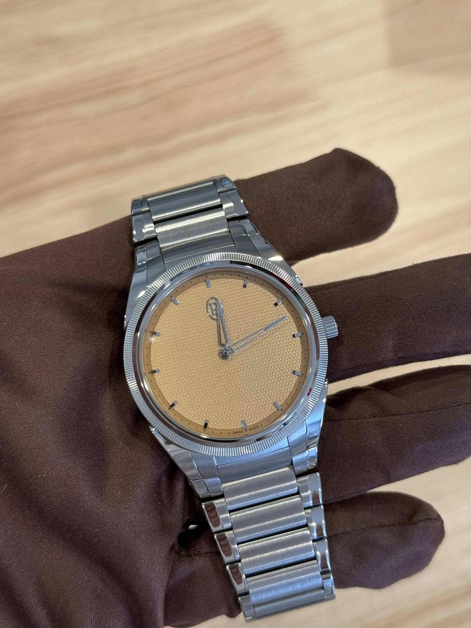 May be an image of wrist watch