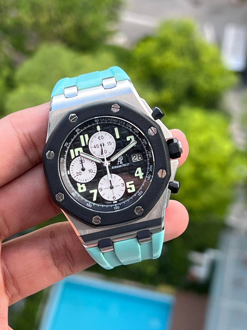 May be an image of digital watch and text