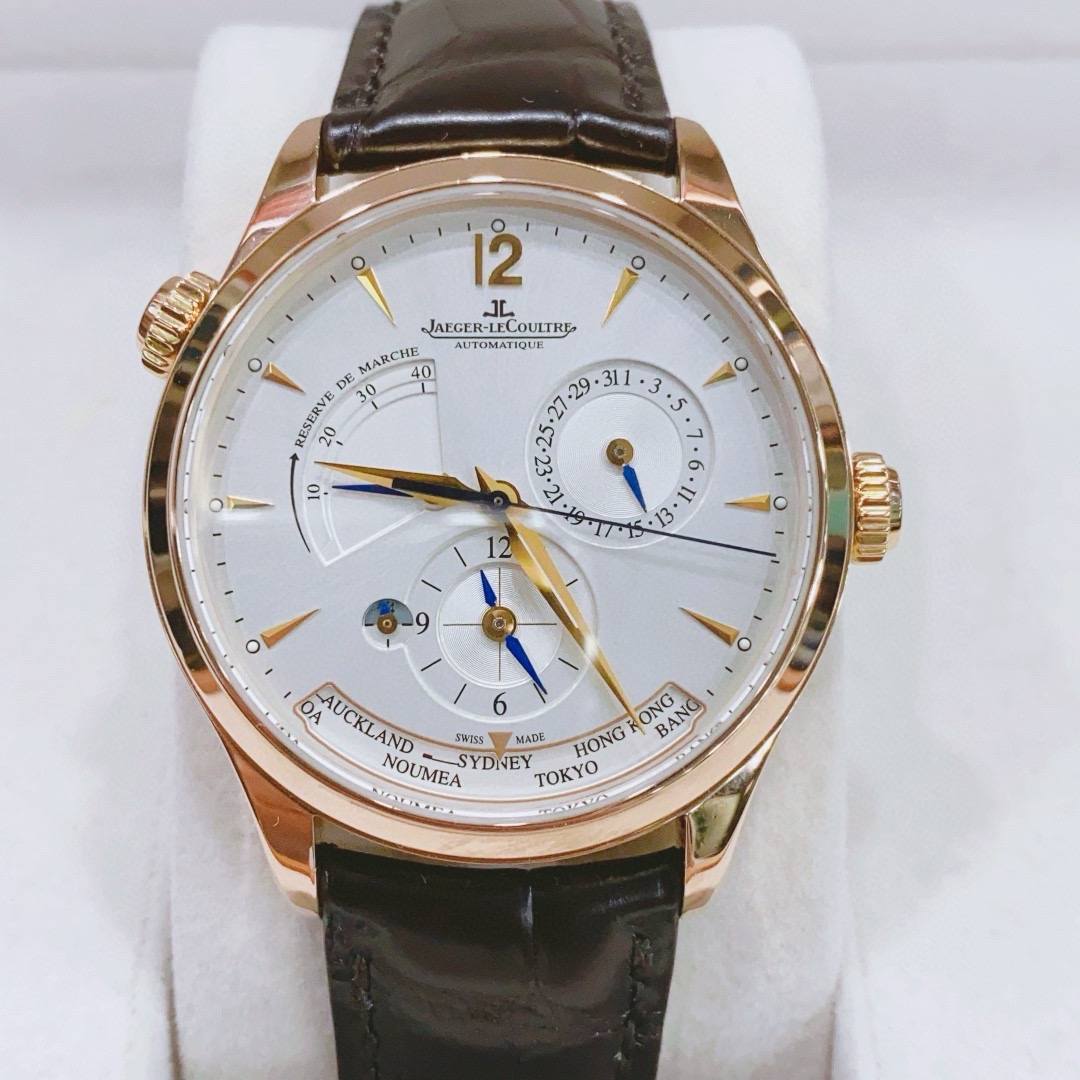 May be an image of wrist watch and text that says 'o O 12 مال VAEGER- JREGER-LECOULTRE LECOULTRE MARCHE 40 AUTOMATIQUE O &Dr DE 30 RESERVE 20 o O • O o 9 D መስጠ ٥ 6 OA AUCKLAND…