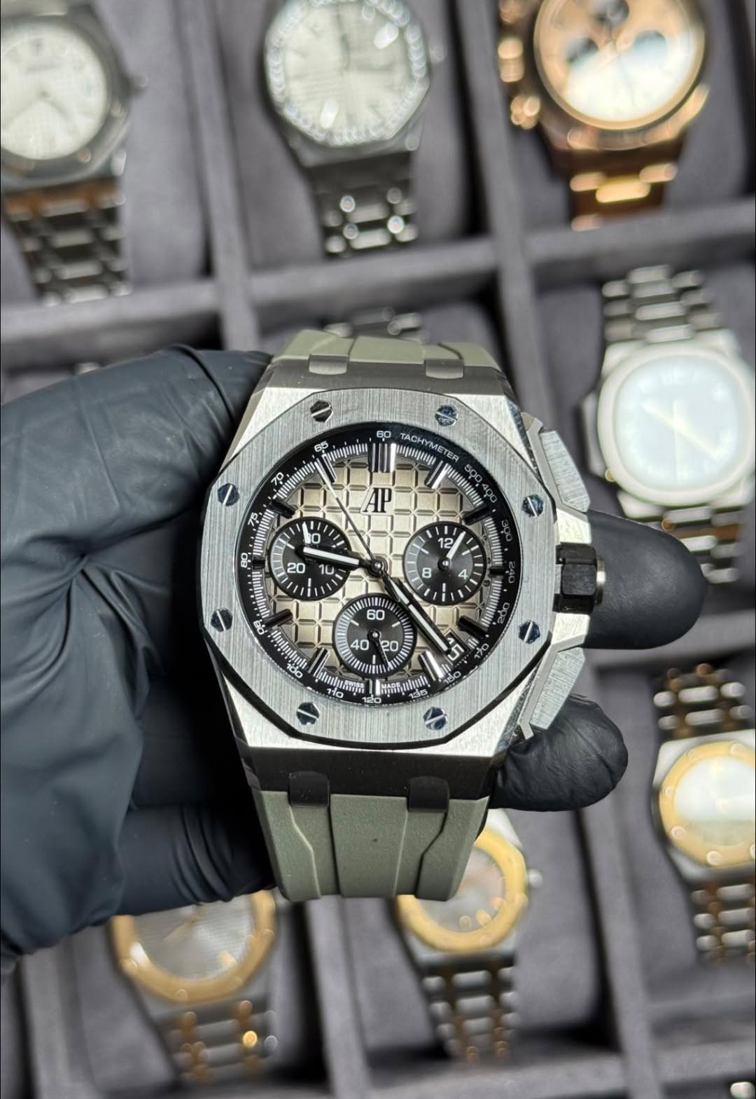 May be an image of wrist watch and text