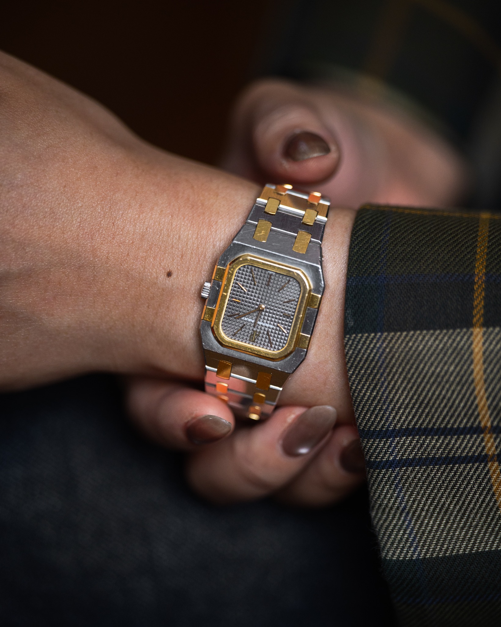 May be an image of wrist watch