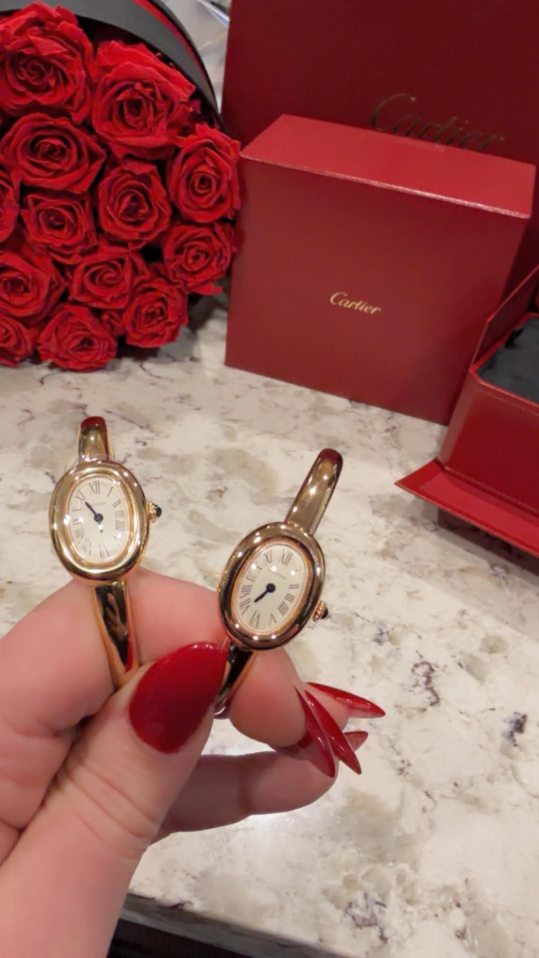May be an image of wrist watch and text that says 'artier XИ ١ 1 商 S D B'
