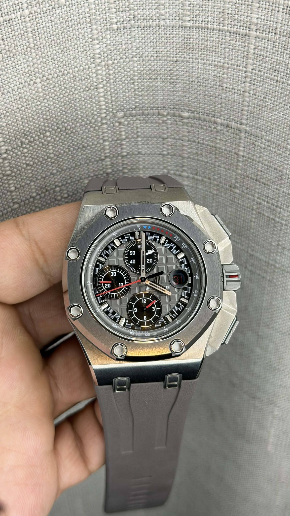 May be an image of digital watch and text