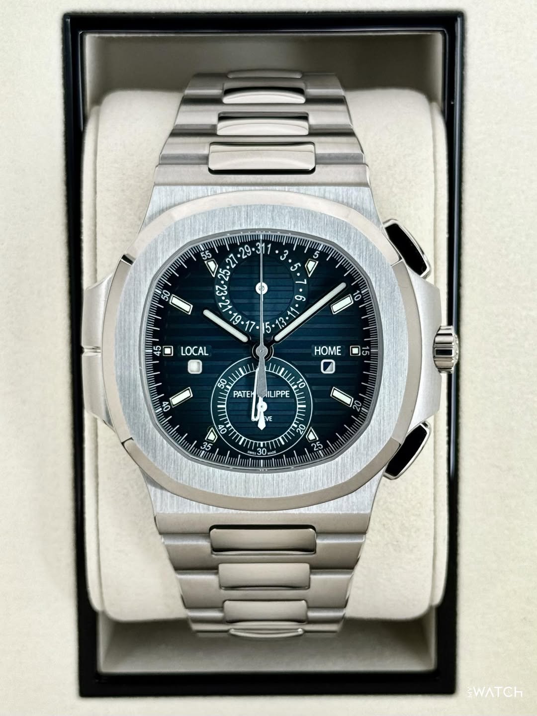 May be an image of wrist watch and text that says 'IIII တ + 3.11 LOCAL 45 ባርምም 00 60 PATEH HOME LILLL ILIPPE VE J 0 40 35 a 02 2 T 30 30 WATCH'