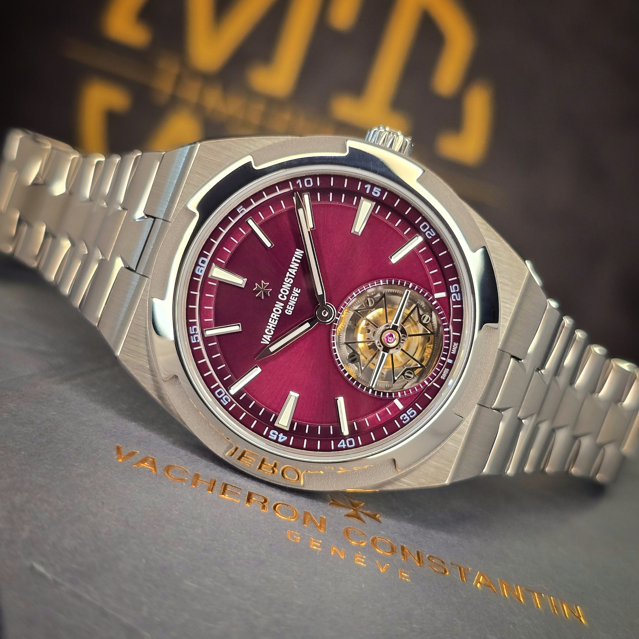 May be an image of wrist watch and text