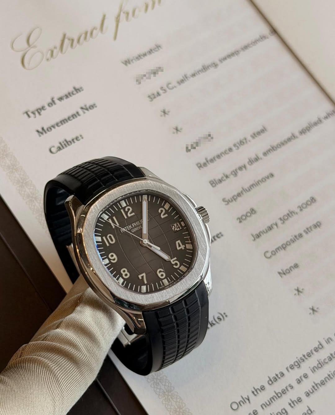 May be an image of wrist watch and text that says 'Eatraol prem teconcs.t Wristwateh sweeg カマ windints, of watch: watch: 324SC, self Type Movement Not Movement -X- Calibre:…