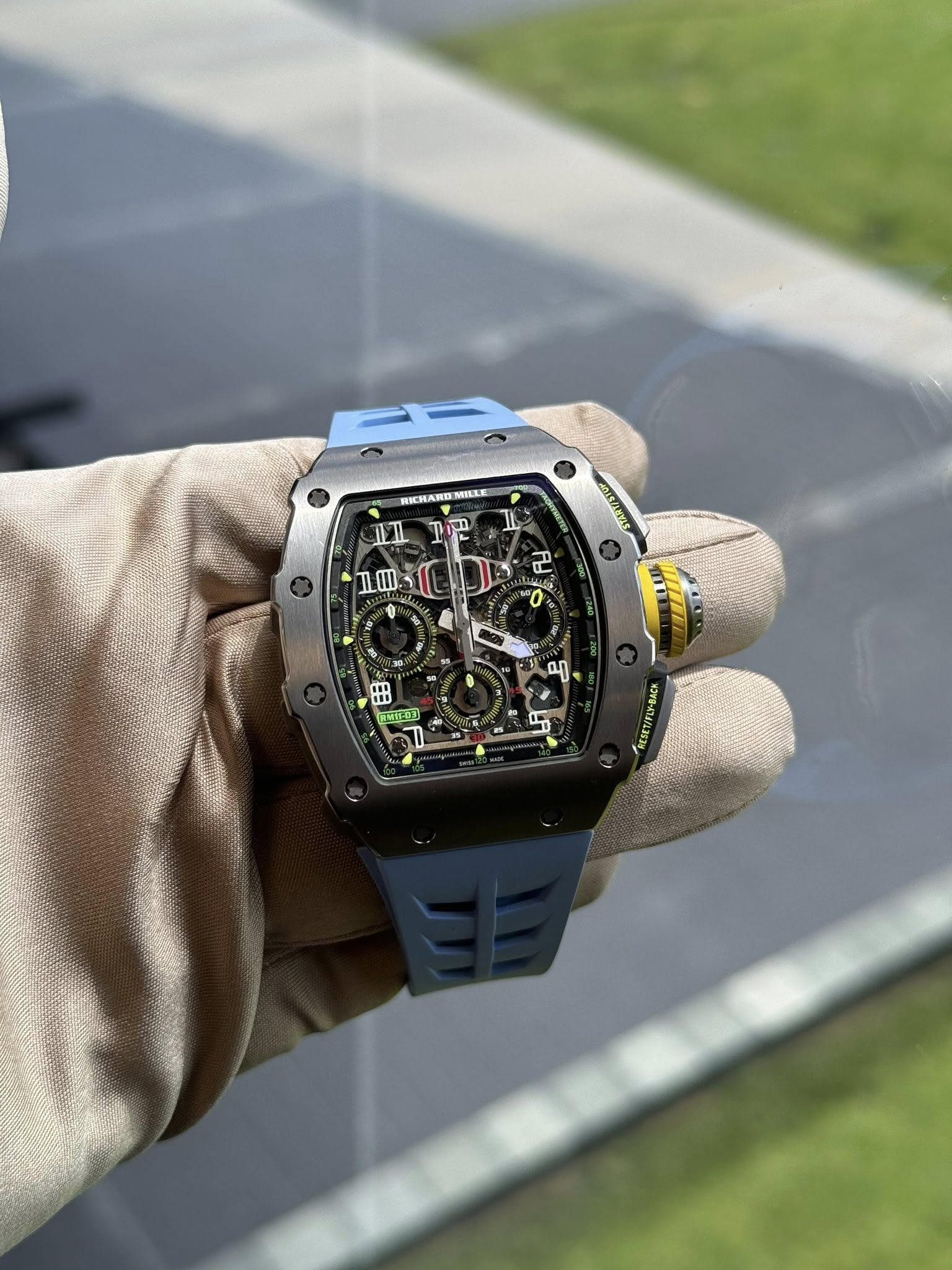 May be an image of wrist watch and text