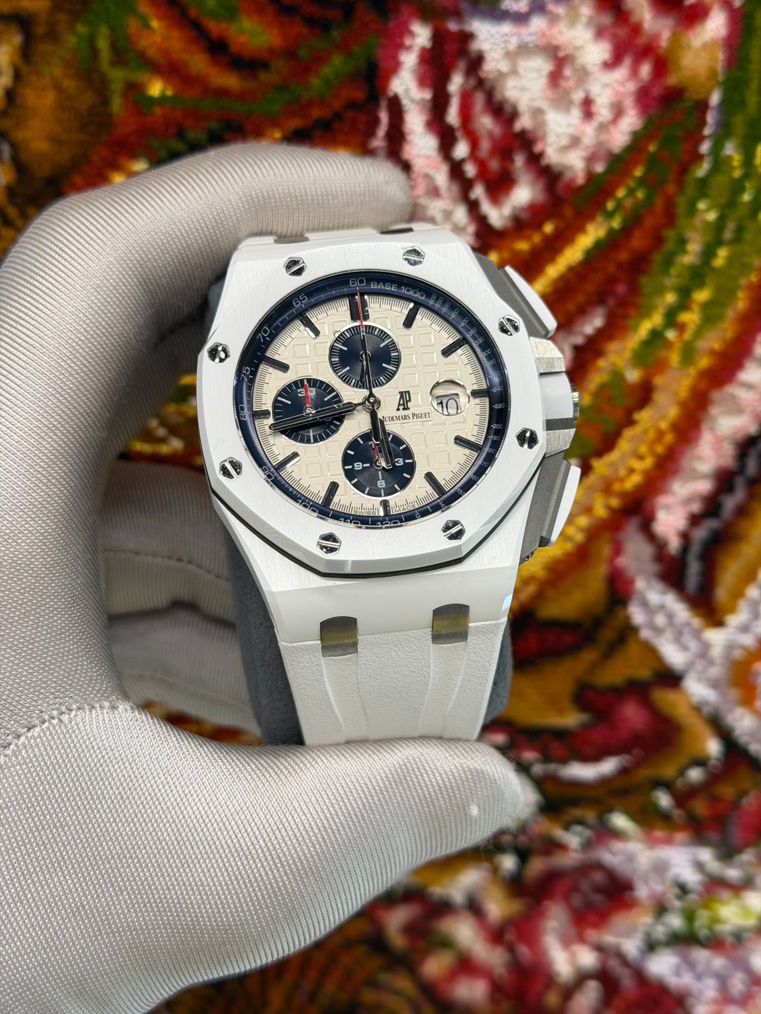 May be an image of wrist watch and text