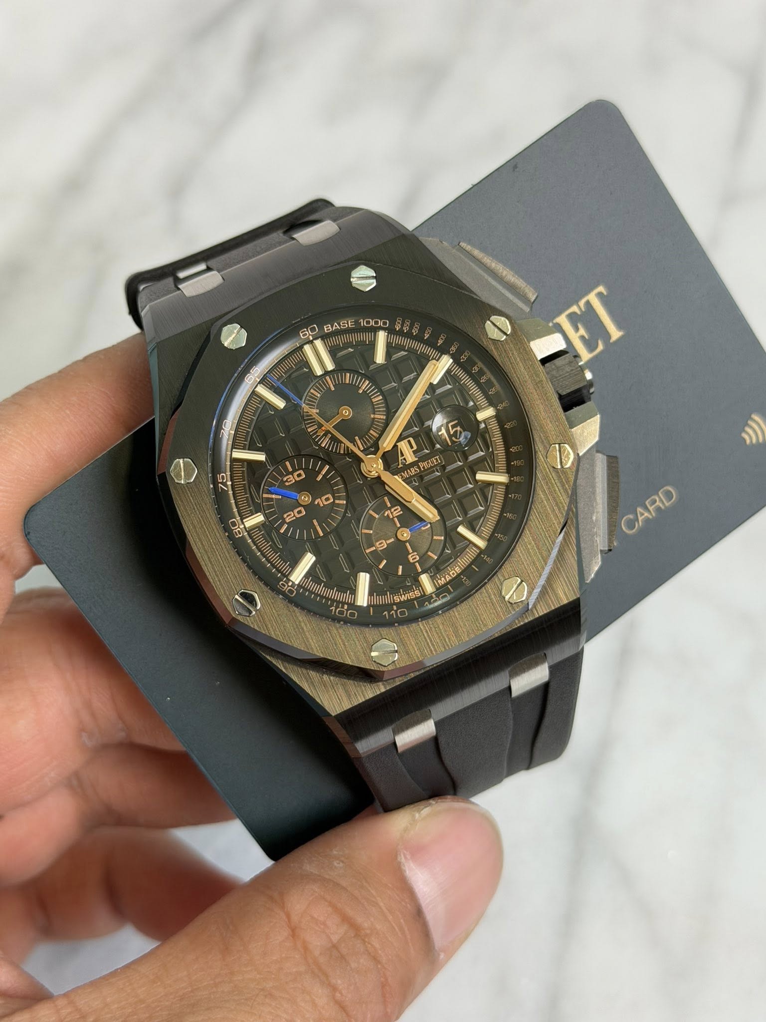 May be an image of digital watch and text