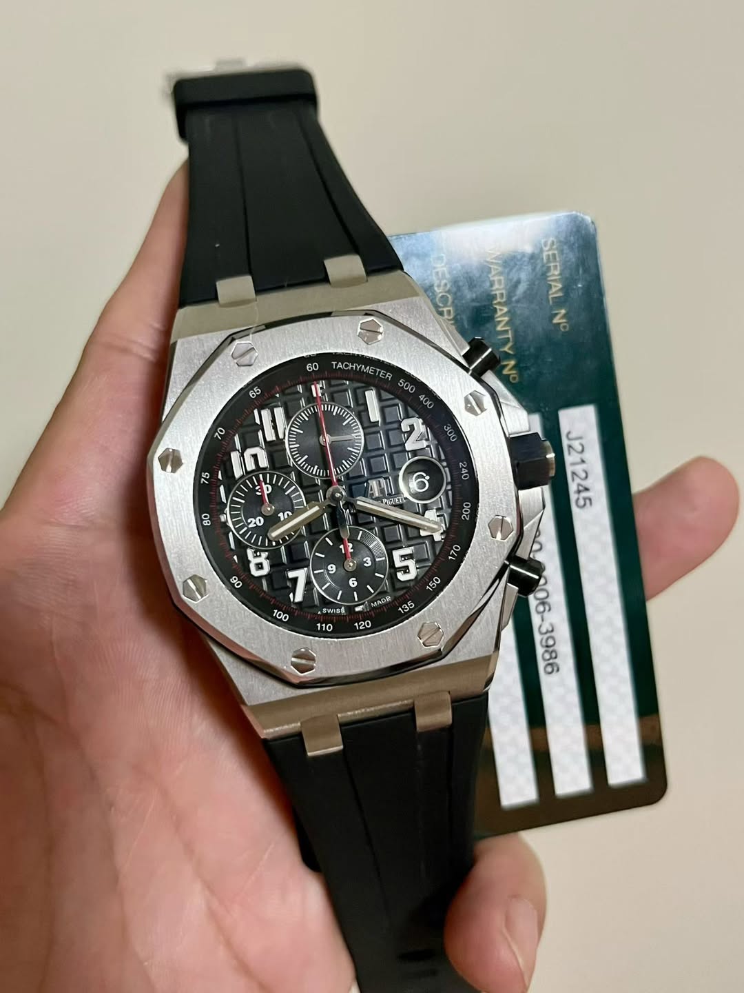 May be an image of digital watch and text that says '8s DESCP VARRANTY SERIAL N 60 TACHYME ER 500 100 T0 1 75 ኢ บร็่ย - u ٢ B8 240 20 ЛA J21245 。ン屋 135 aWIde '