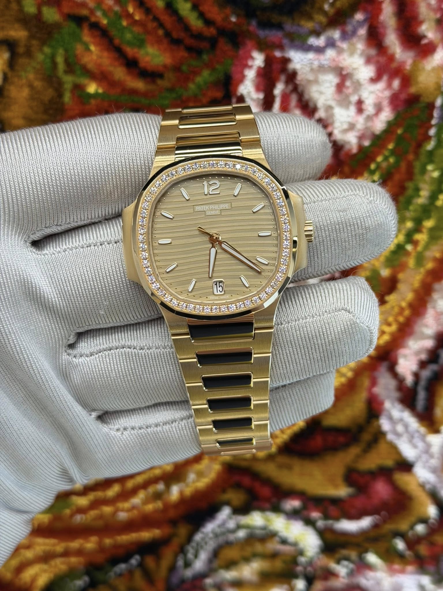 May be an image of wrist watch and text