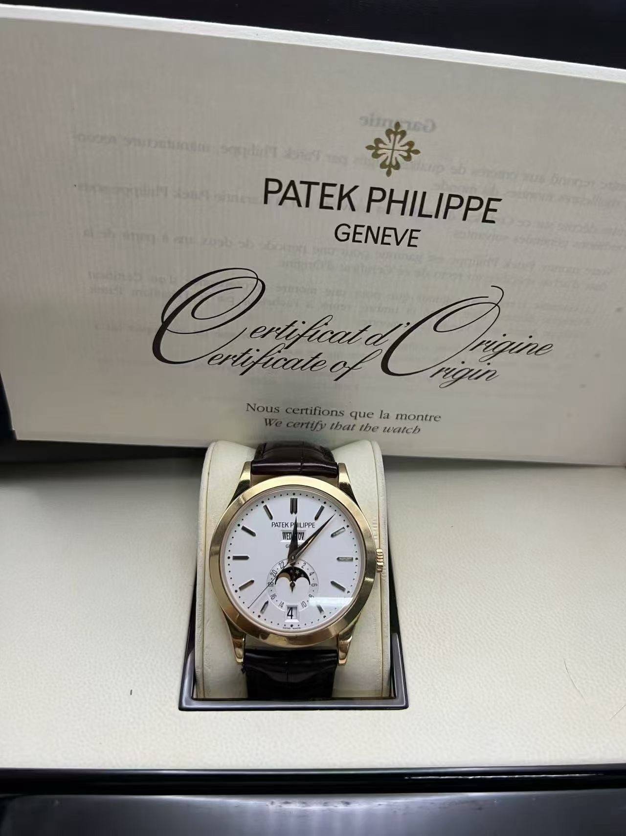 May be an image of wrist watch and text that says 'အမာေ PATEK PHILIPPE GENEVE C ertificatecf ficateo Cei gin Nous Nouscertifions Nouscetfionsquelamontre certifions que la montre…