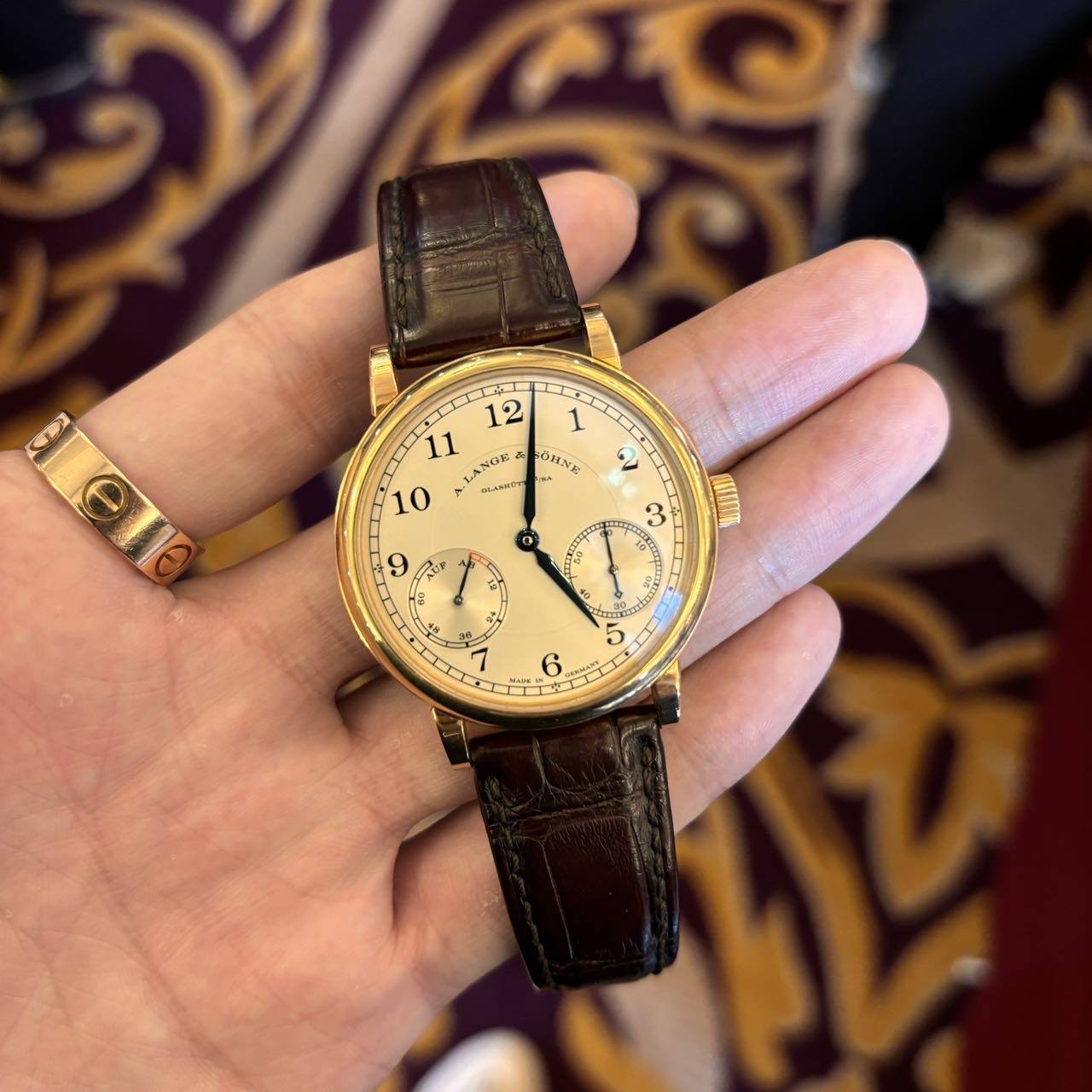 May be an image of wrist watch