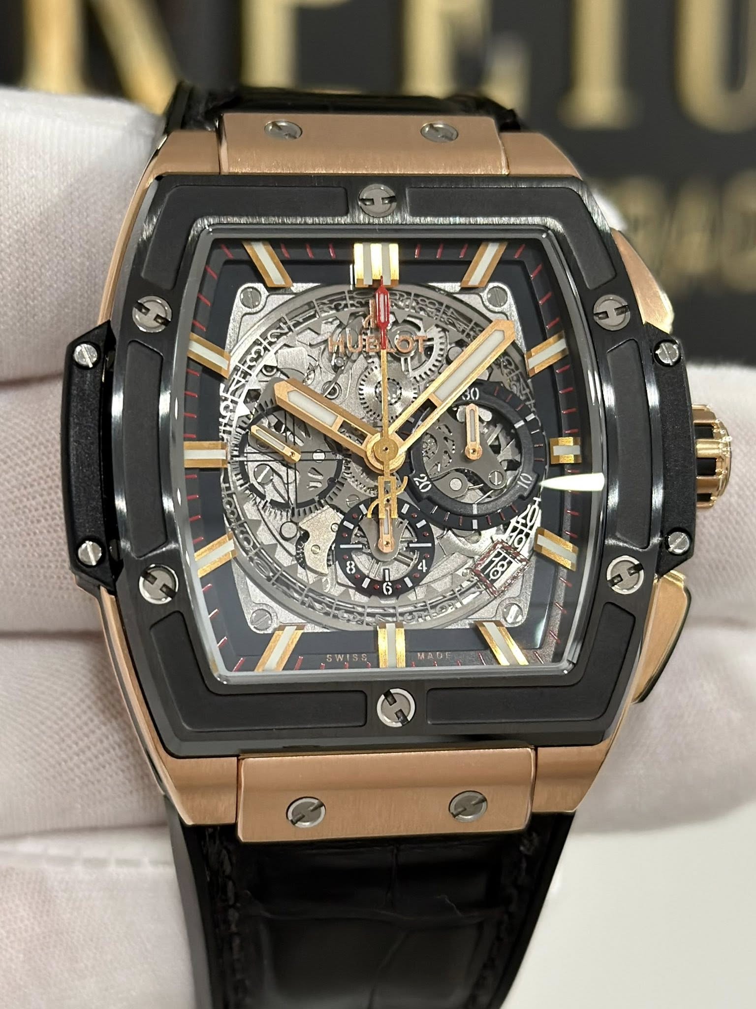 May be an image of wrist watch and text