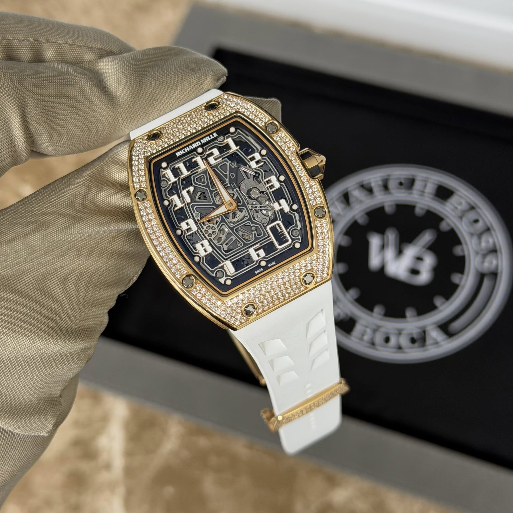 May be an image of wrist watch and text