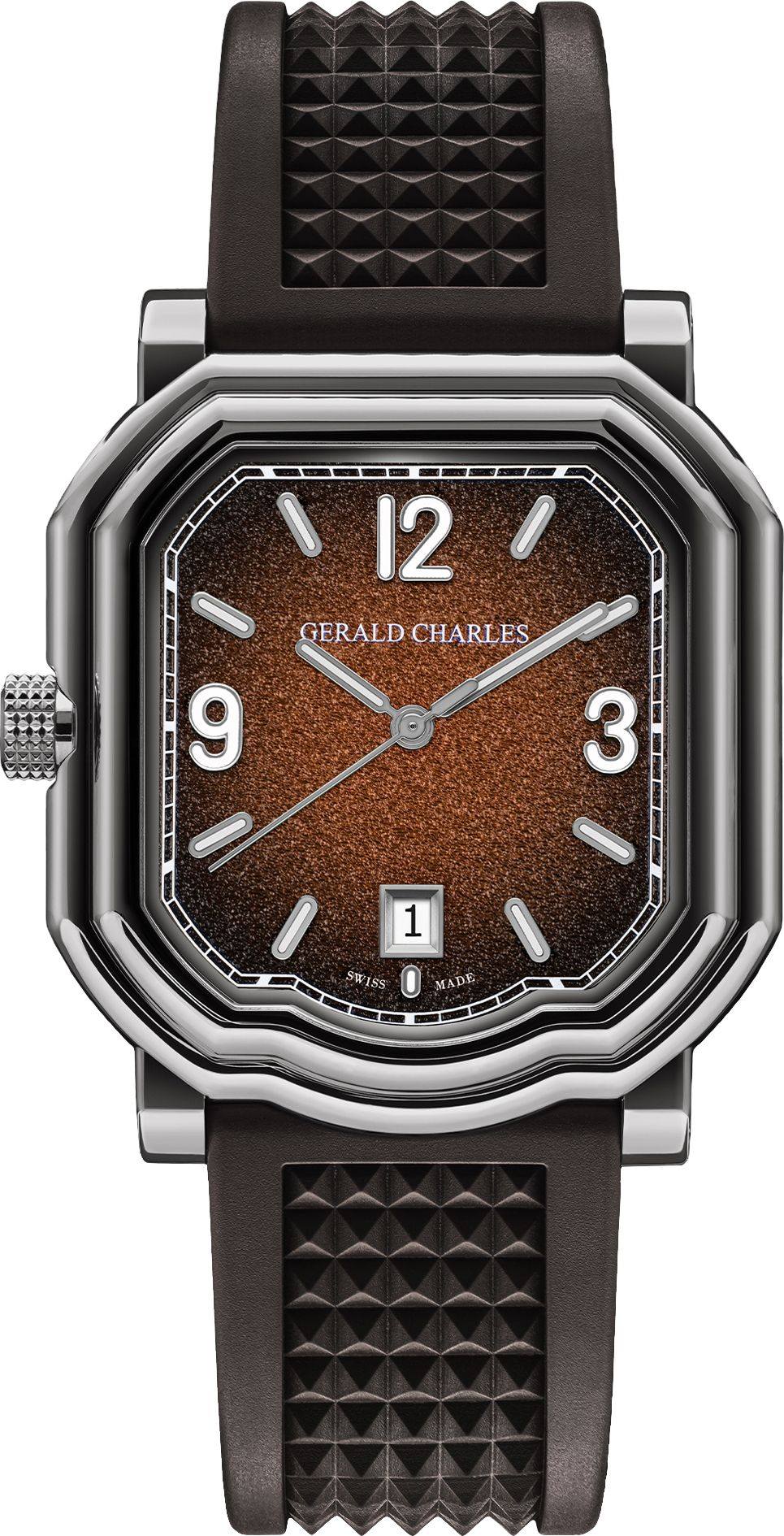 May be an image of digital watch and text that says '١ S 200d 12 GERALD GERALDCHARLES CHARLES 3 9 1 SWISS MApbl'