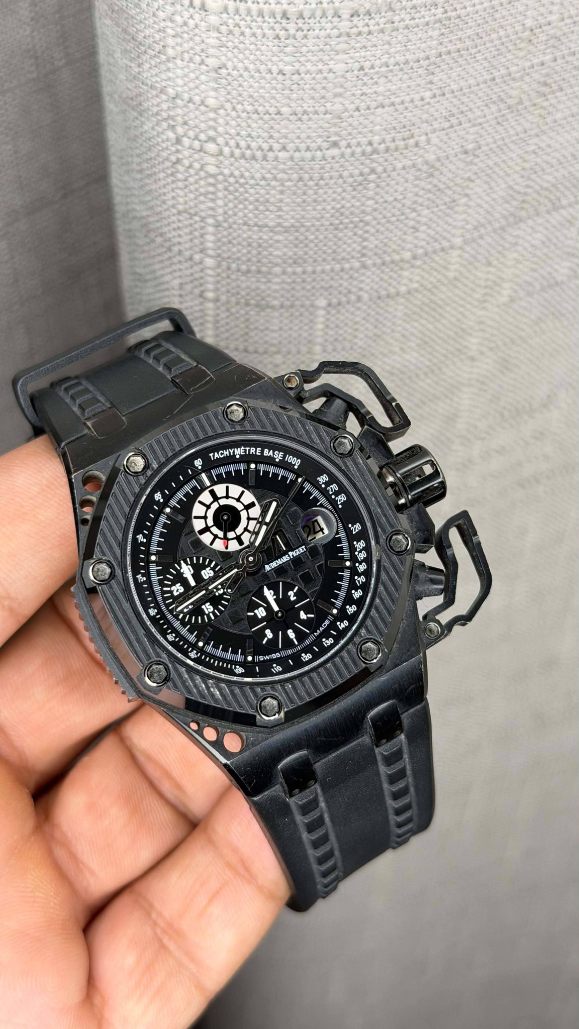 May be an image of digital watch and text