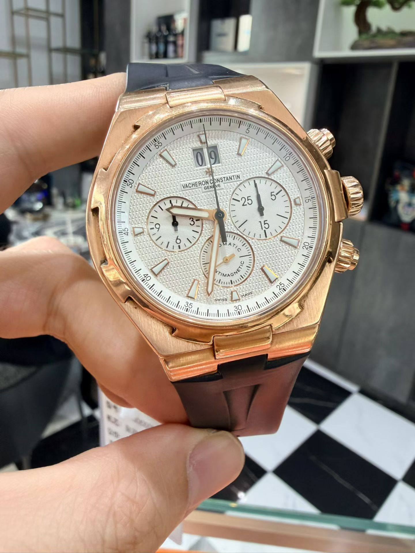 May be an image of wrist watch and text