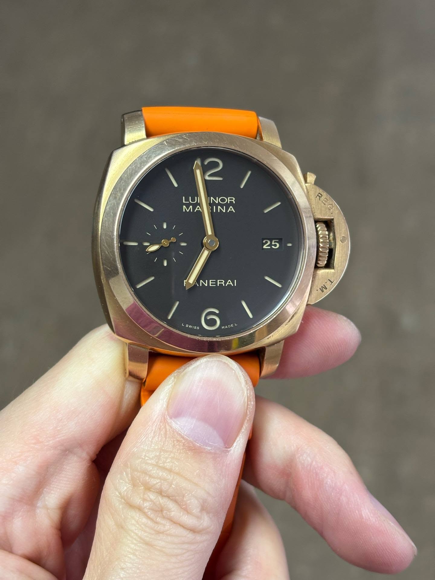 May be an image of wrist watch and text