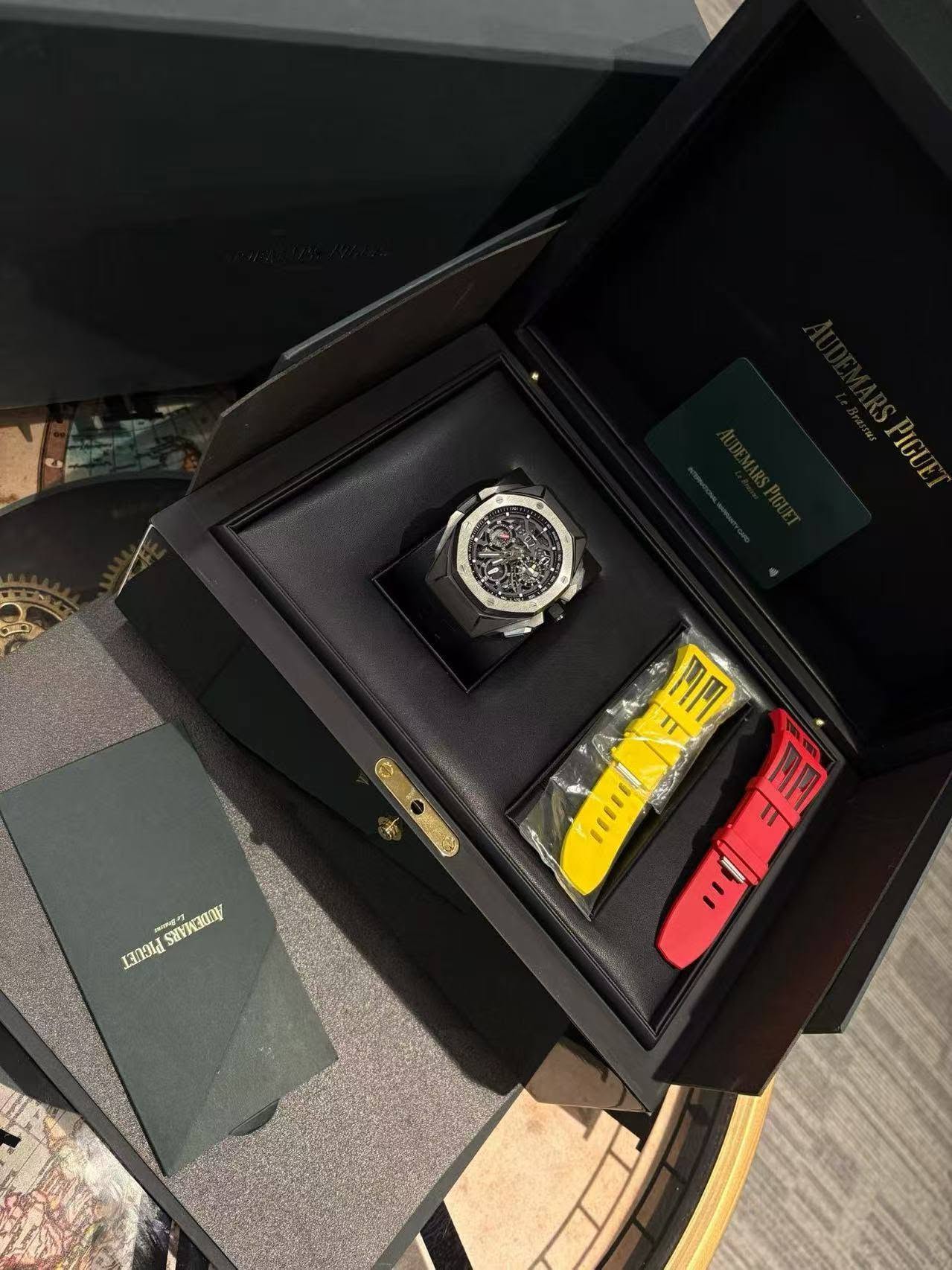 May be an image of wrist watch and text