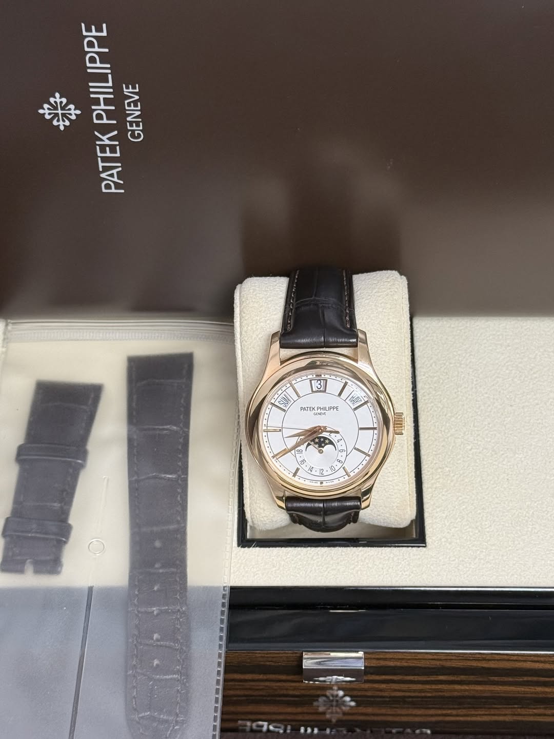 May be an image of wrist watch and text that says '※ ATEKPHILIPPE PHILIPPE GENEVE PATEK 13」 ATEKPHIJPPE 11 മലവഗഗ 8. 4 生・12 2- ت 1'