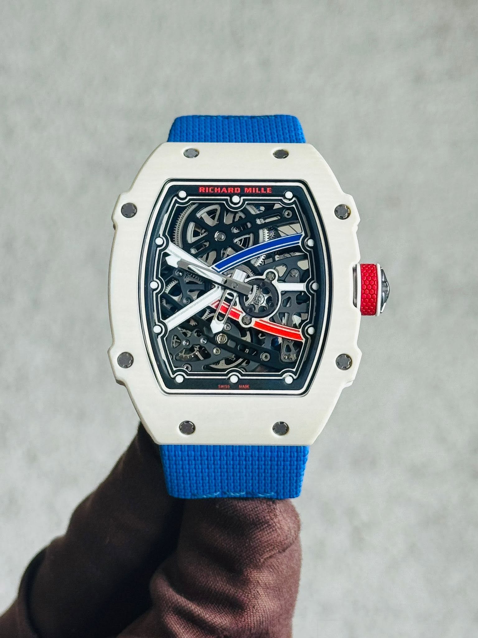 May be an image of wrist watch and text that says 'RIC RICHARD ARD MILL RICHARDMILLE E'