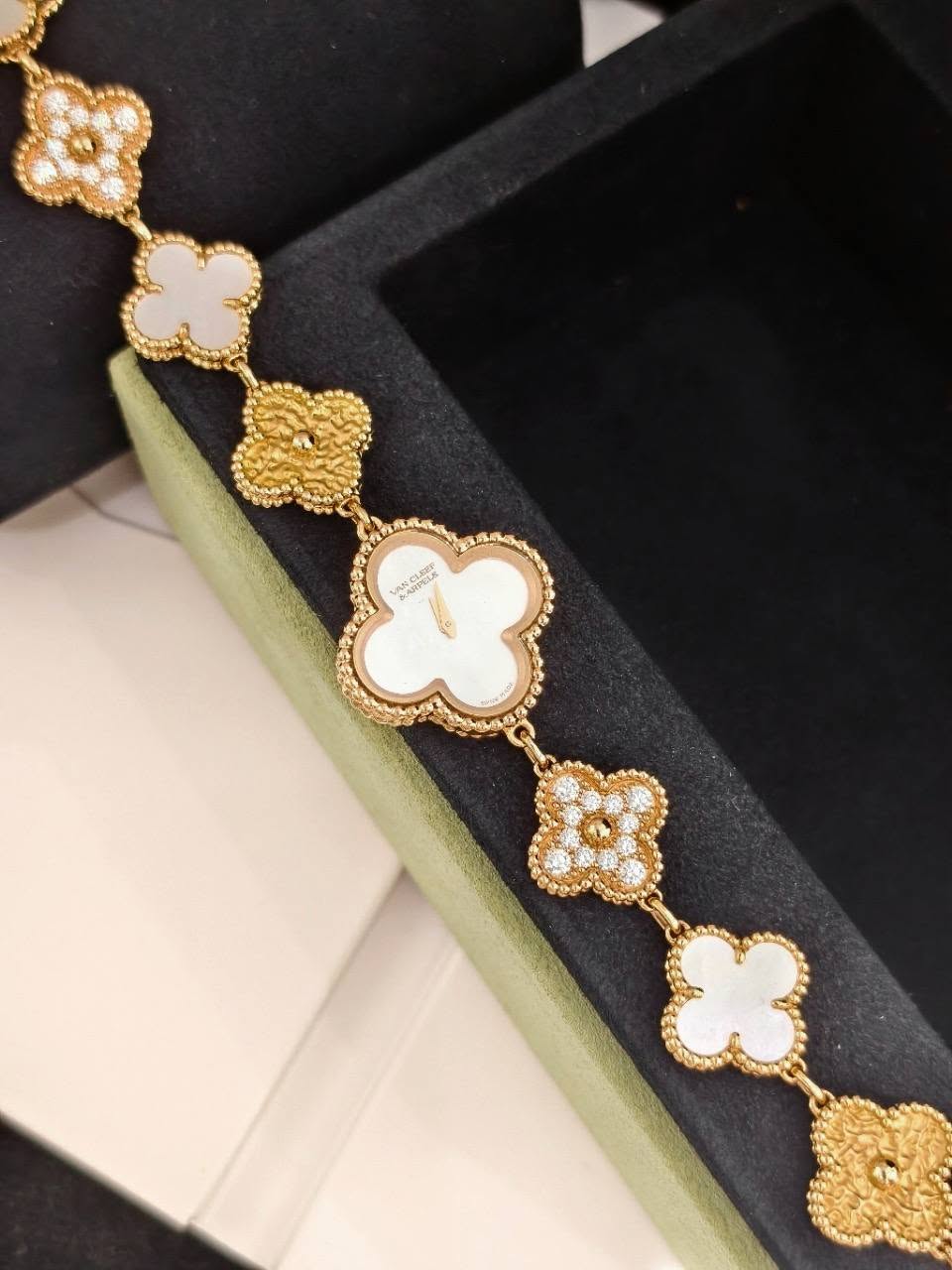 May be an image of lace and jewelry