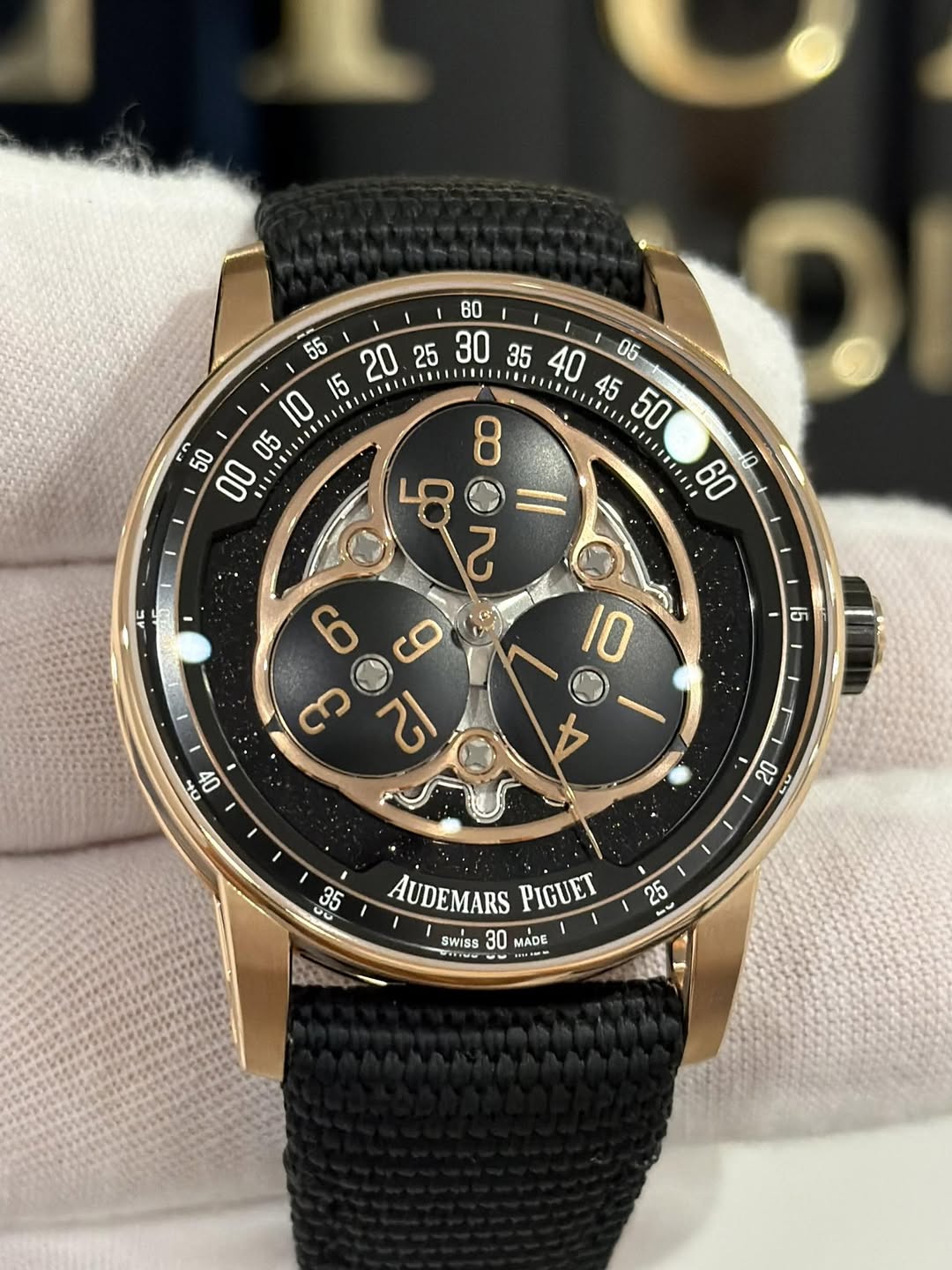 May be an image of wrist watch and text