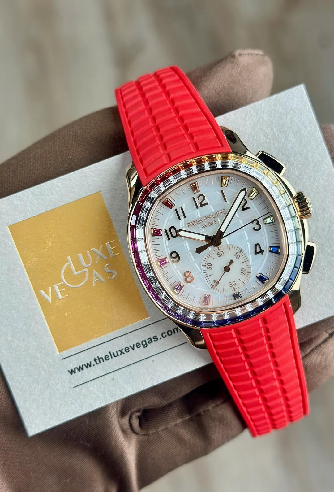 May be an image of wrist watch and text