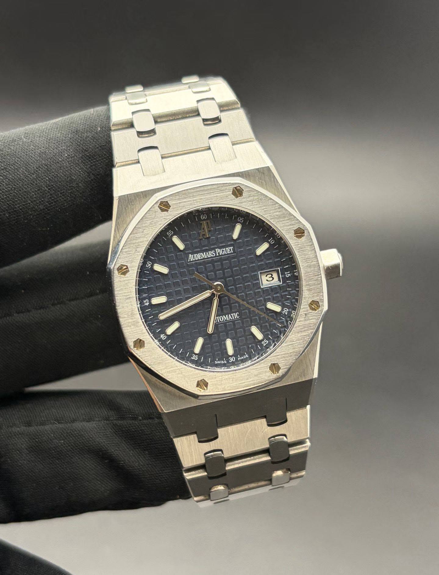 May be an image of wrist watch and text that says '55 50 10 AUDEMARSI IGUET 45 15 3 TOMATIC ీీ A 产 2 35 35 ٥ 1- مم ም 두~ 1'
