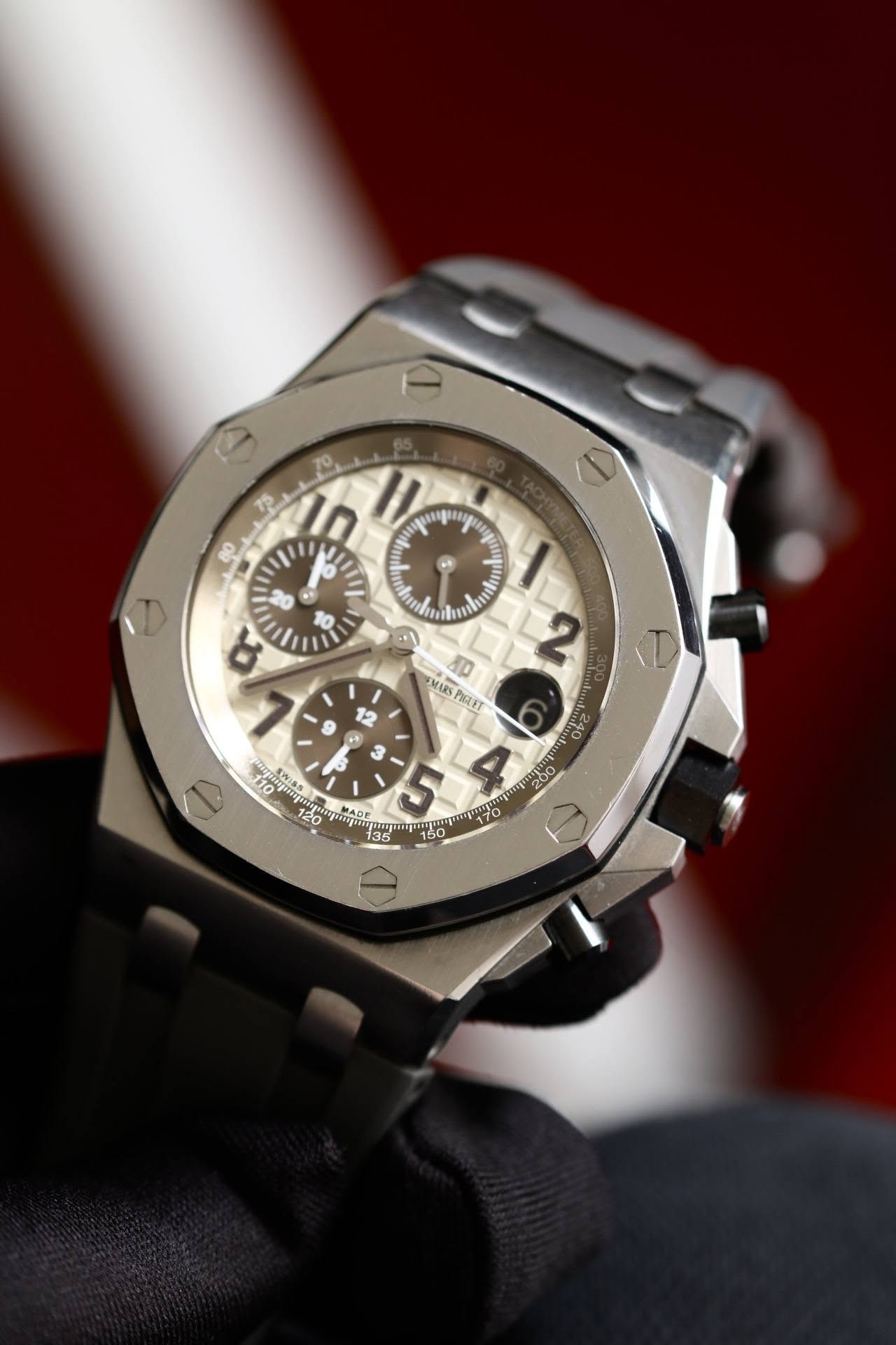 May be an image of wrist watch and text