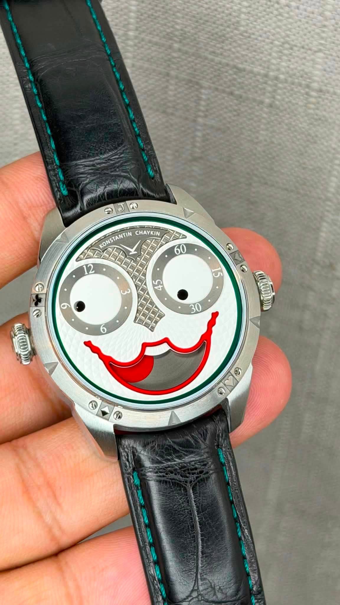 May be an image of wrist watch and text that says '๑๔ KONSTANTIN CHAYKIN AT 12 60 س 9 Sb 15 cMC uatuo 30 0 6 သမာခ ע(ב!).. ๑๕๐ ទនាន 8'