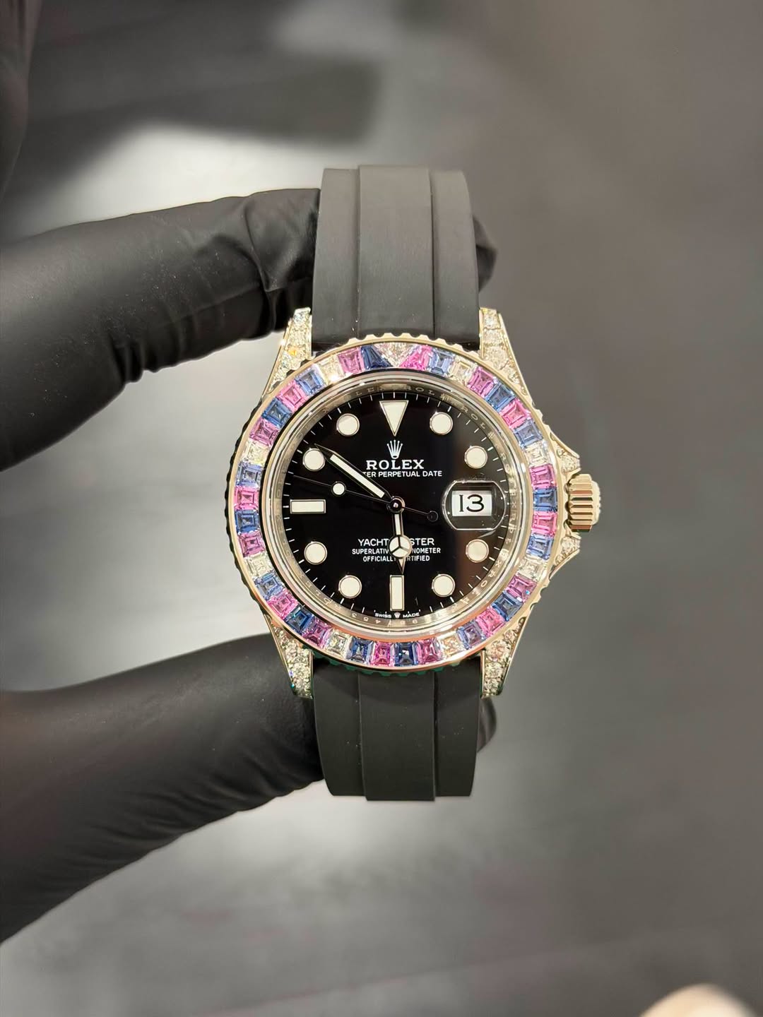 May be an image of wrist watch and text
