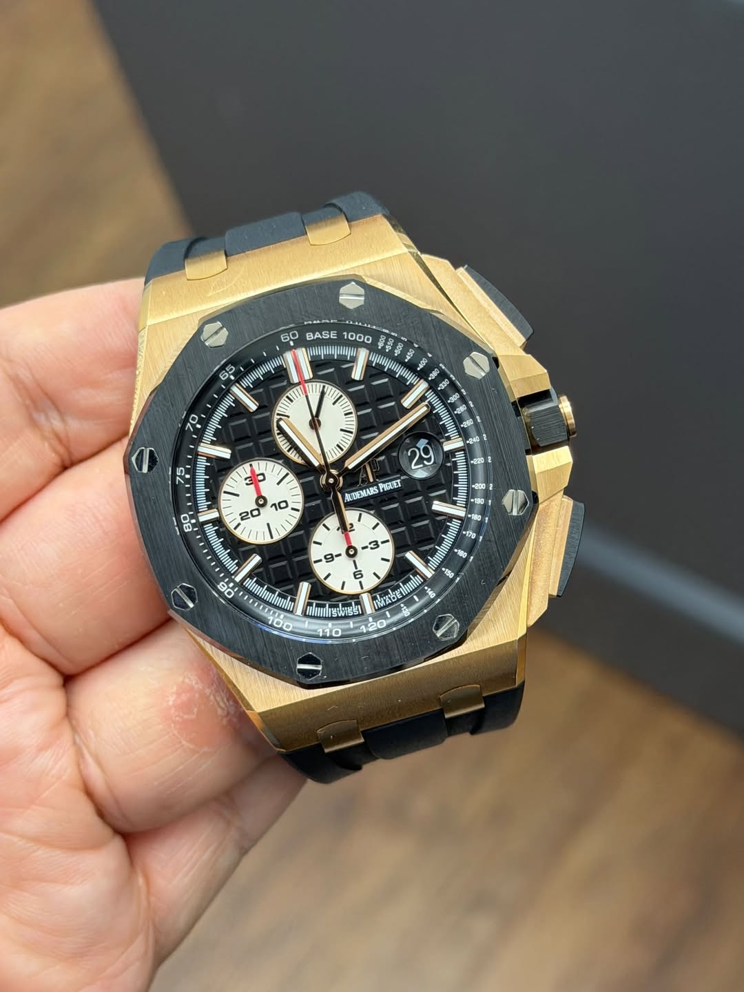 May be an image of wrist watch and text