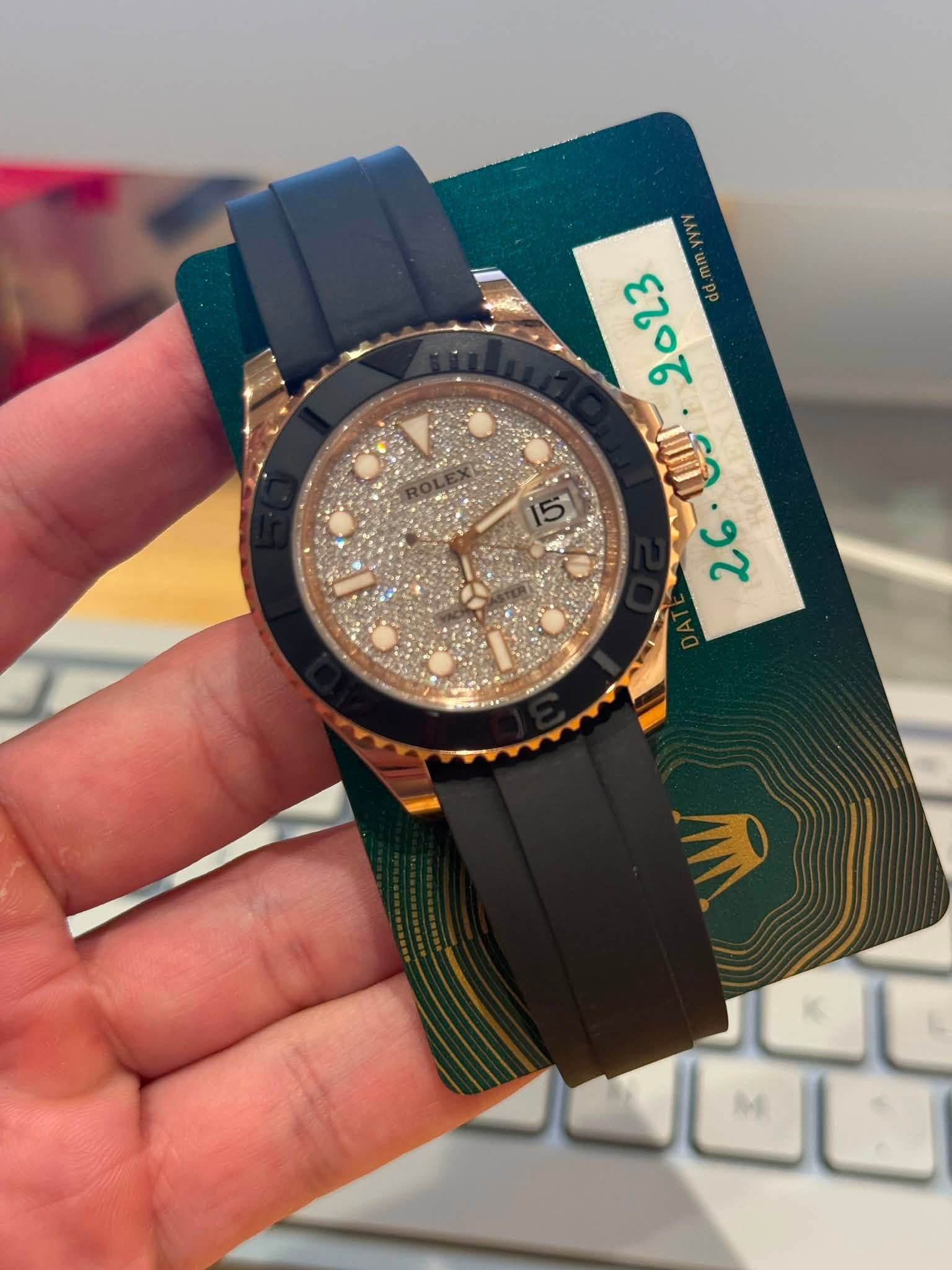 May be an image of wrist watch and text