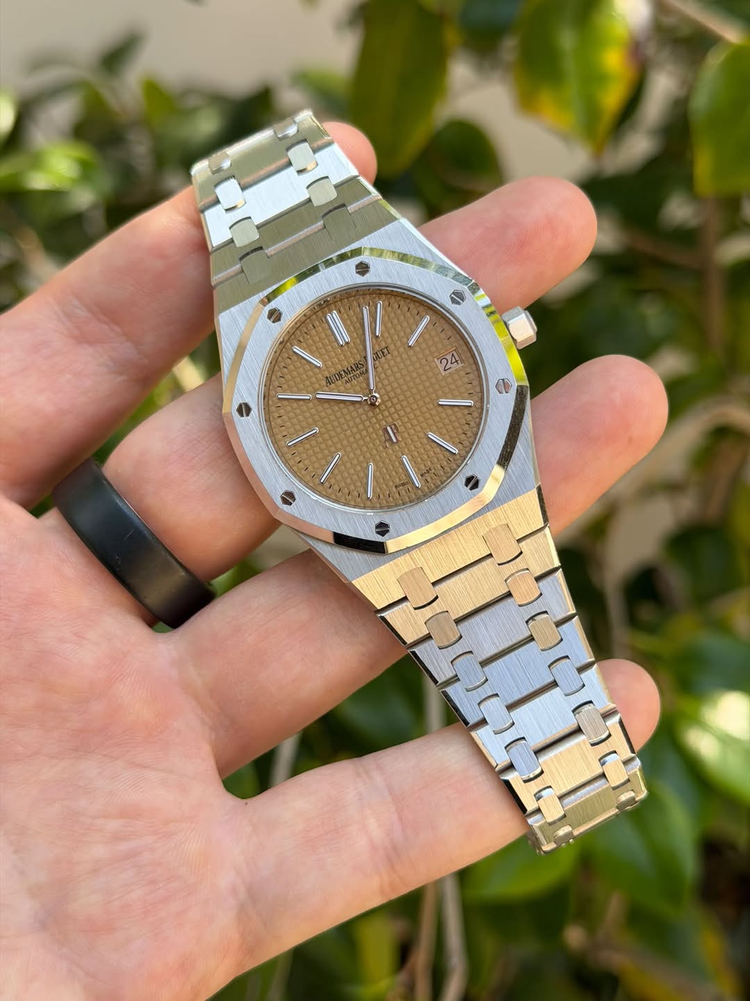 May be an image of wrist watch and text