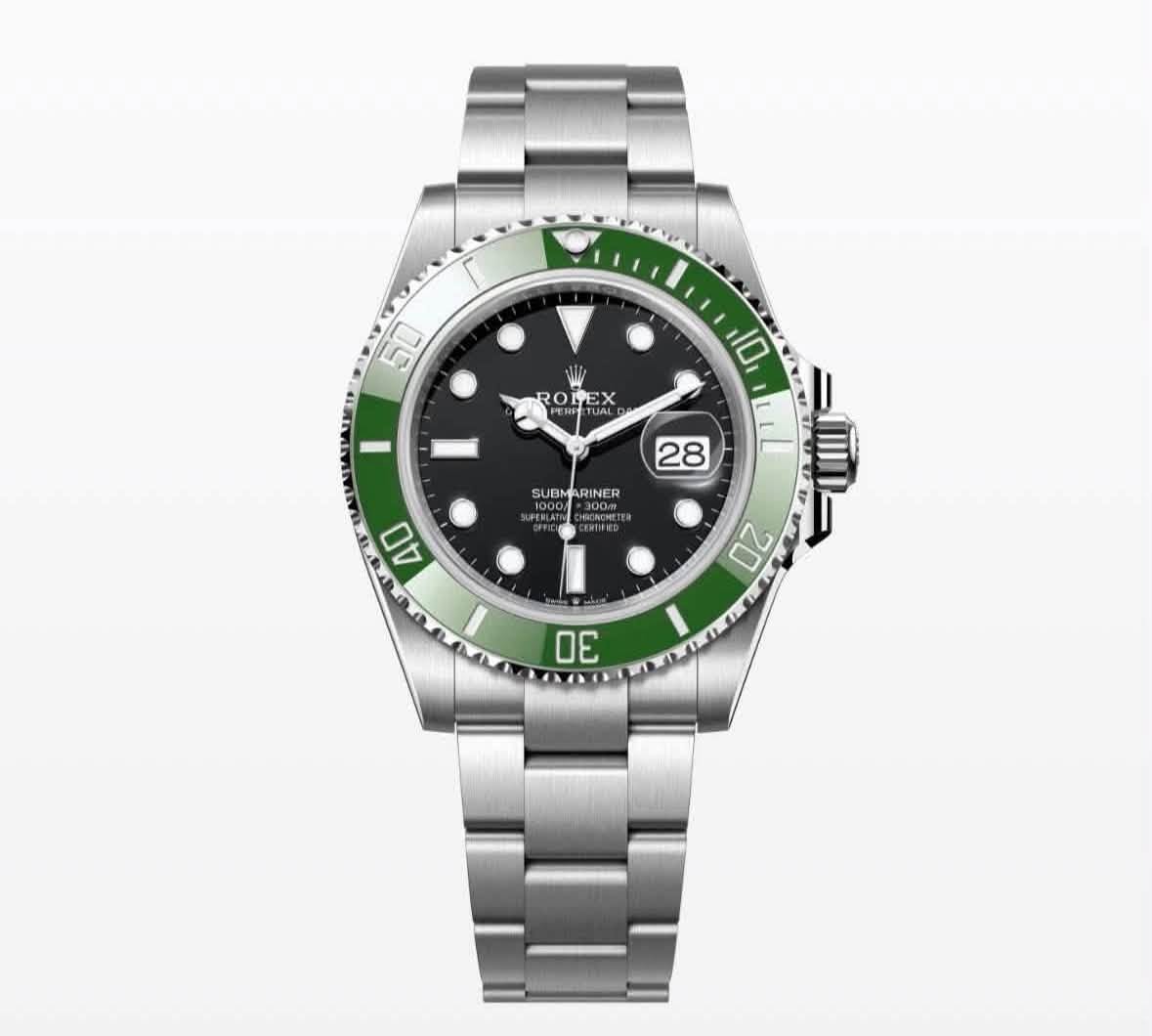 May be an image of wrist watch and text that says '50 ROLEX X RO 10 I 28 SUBM SUBMARINER RINER PERLA PERIAT 300 aBл CERTIFED II 40 20 30'