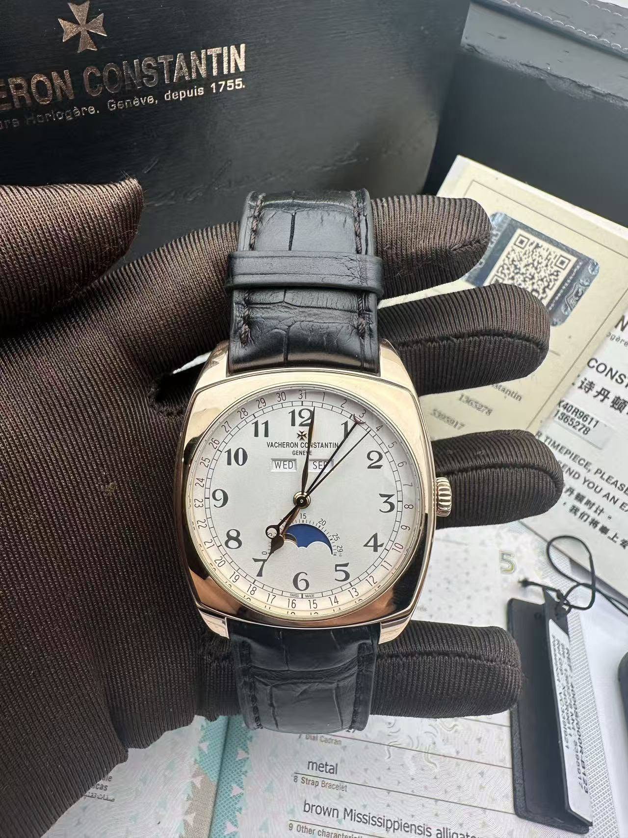 May be an image of wrist watch and text that says 'GenBvB, depuis STANTIN VACHERON A GEMEE STANTIN S텔 santin 2 9 မေ も N pèra CONS R 1565278 (40R9611 诗丹顿 顿 TIMEPIECE REND YOU…