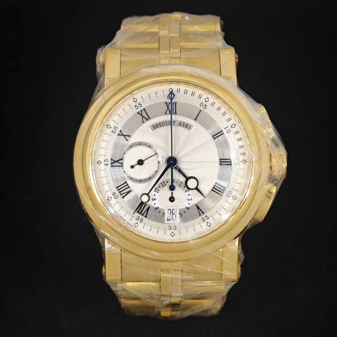 May be an image of digital watch and text that says '٥ 05 ٥ 55 XI BREGUE 4381 ٥ 50 50 ( II 10 E 5 45 ۵ 00 VIII G 10・ . G II a 0 30 25 D 0 ဟ'