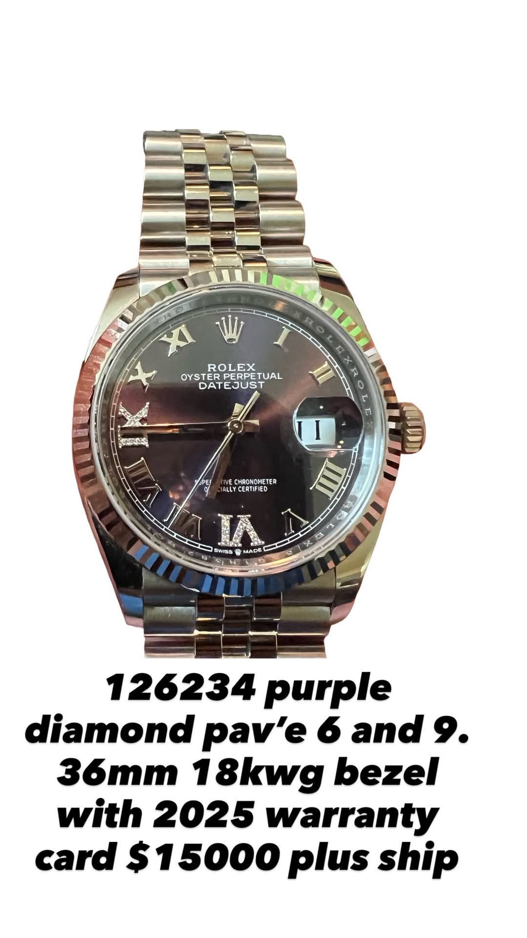 May be an image of wrist watch and text that says 'E :2 ROLEX ERRET TUAL OYST DATEJUST OYSTERPERTUAL ST きたる。 O に 더 CHROWOMETER LYCERTIFIED 3 8 o 5 a3aиKc Gwesa WISS ACG 126234…