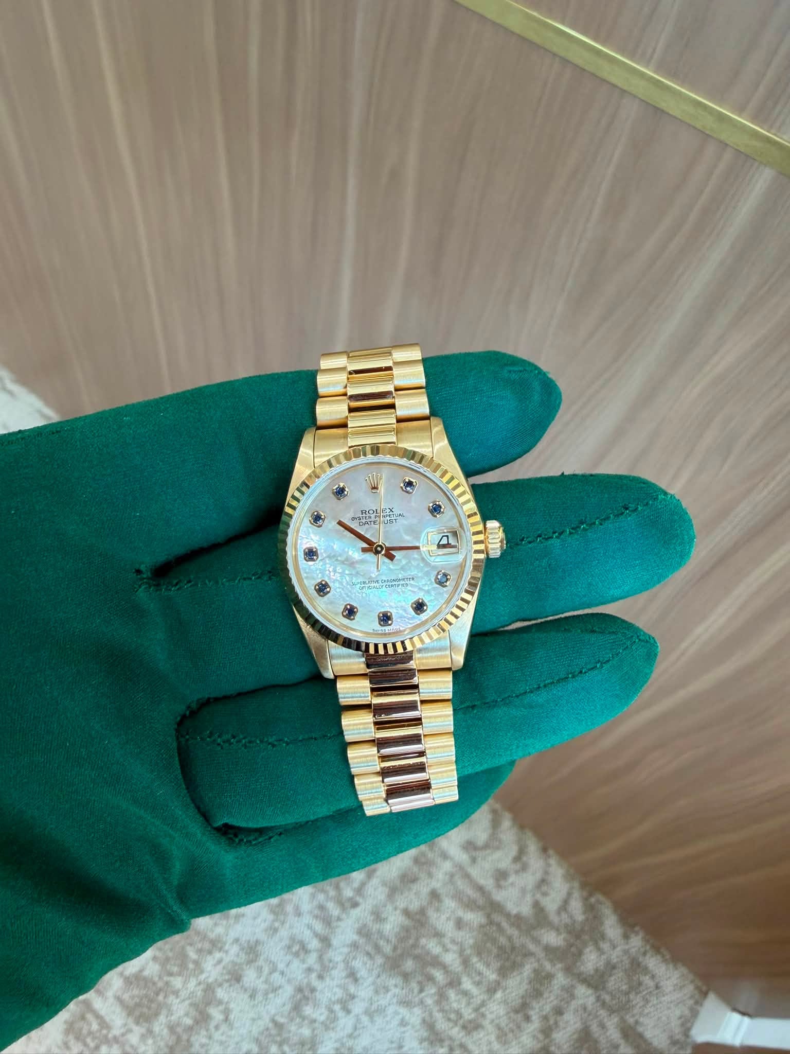 May be an image of wrist watch