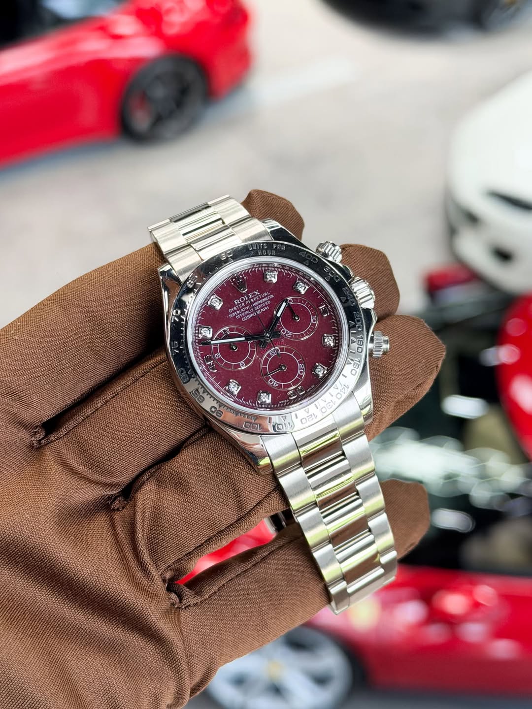 May be an image of wrist watch and text