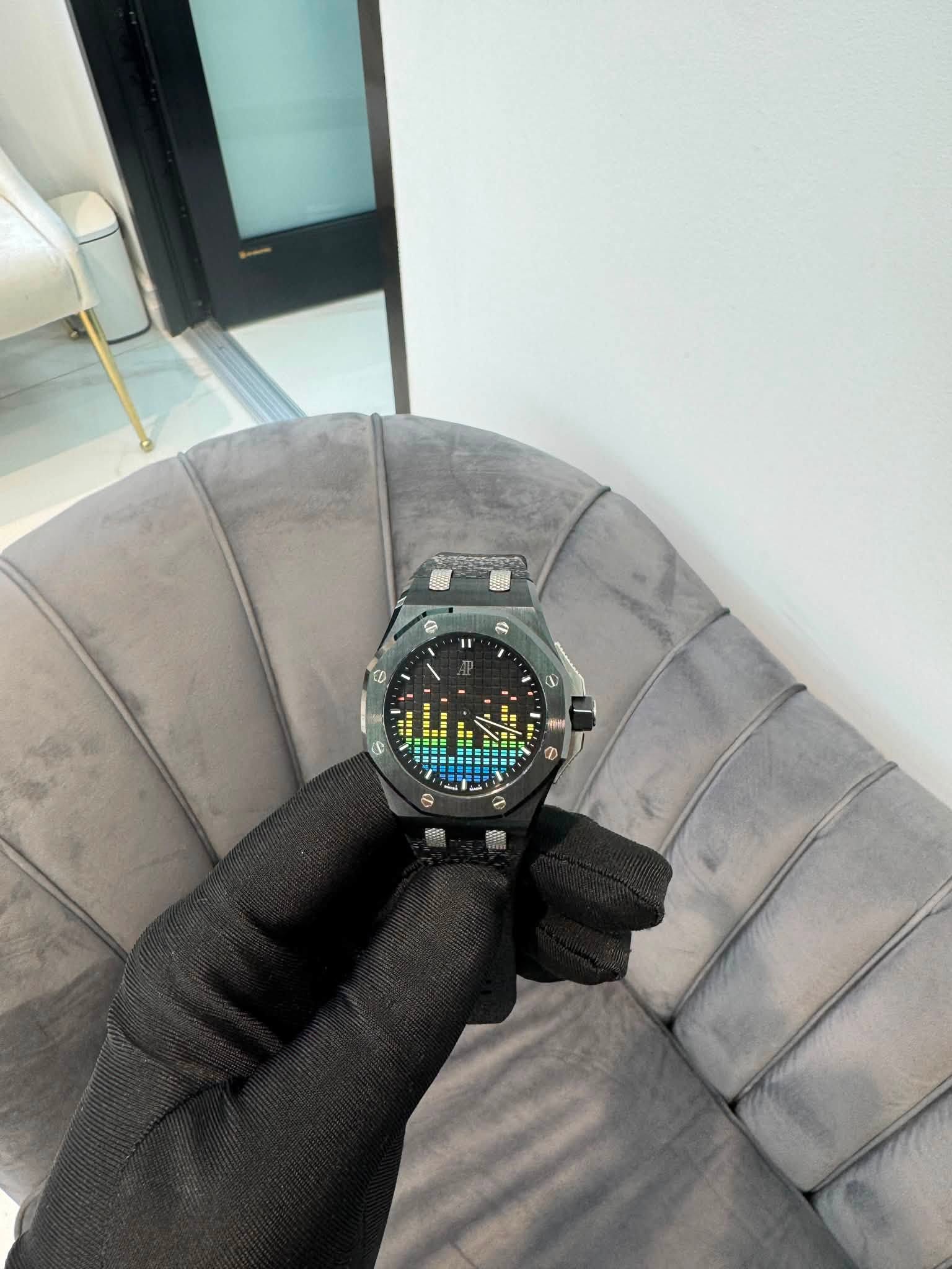 May be an image of digital watch and text