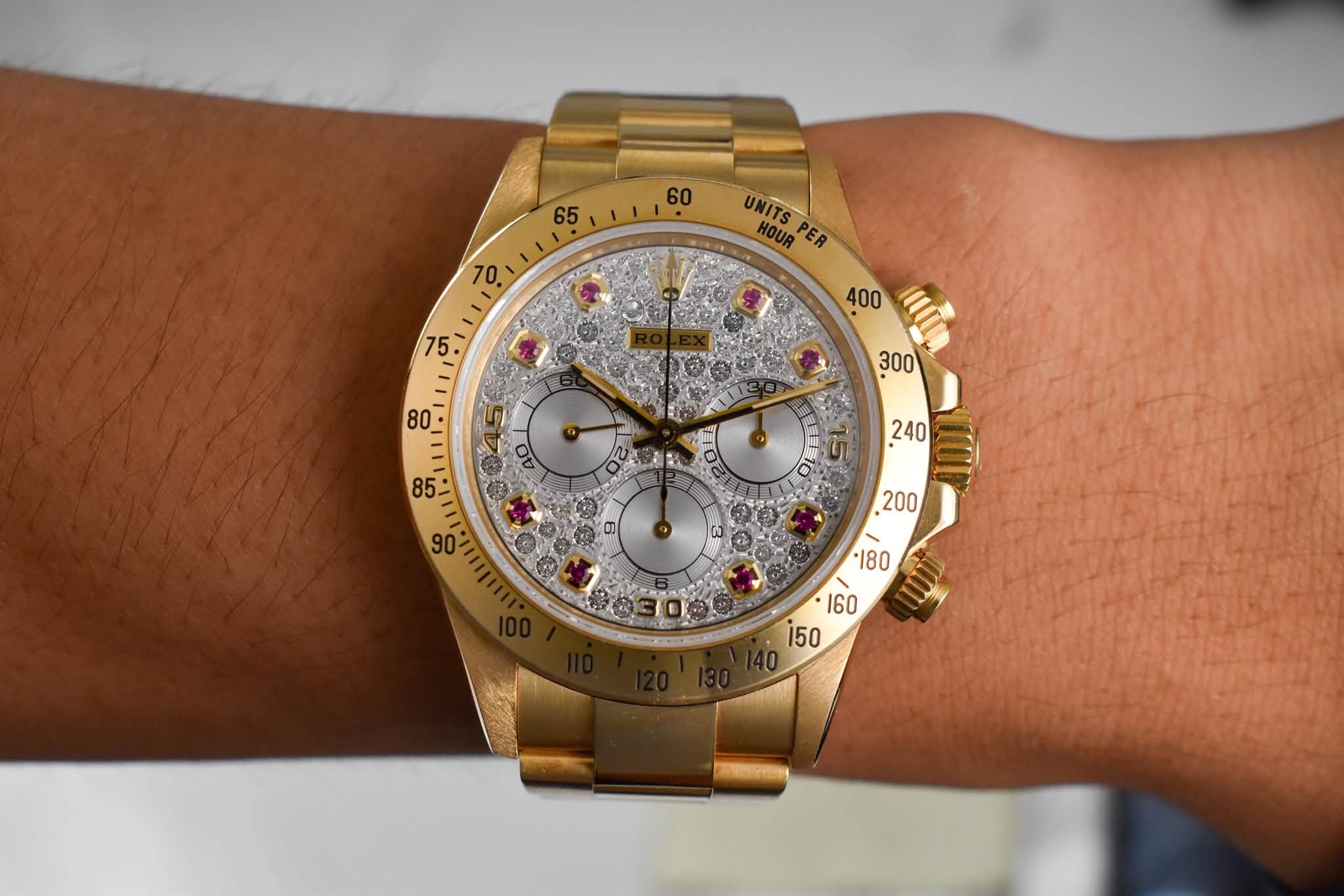 May be an image of wrist watch and text that says ' • 0 UNITS OUR UNITSPER PER ዉ 8 S0 '