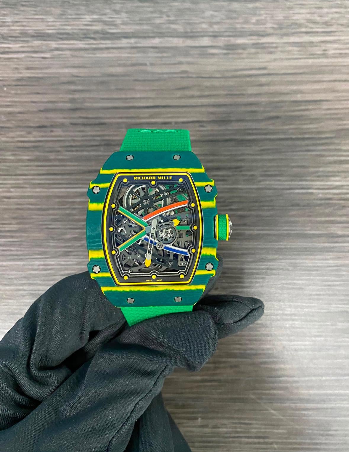 May be an image of digital watch and text that says 'RICHARD MILLE לא Fe 1 C 生 P ۲'