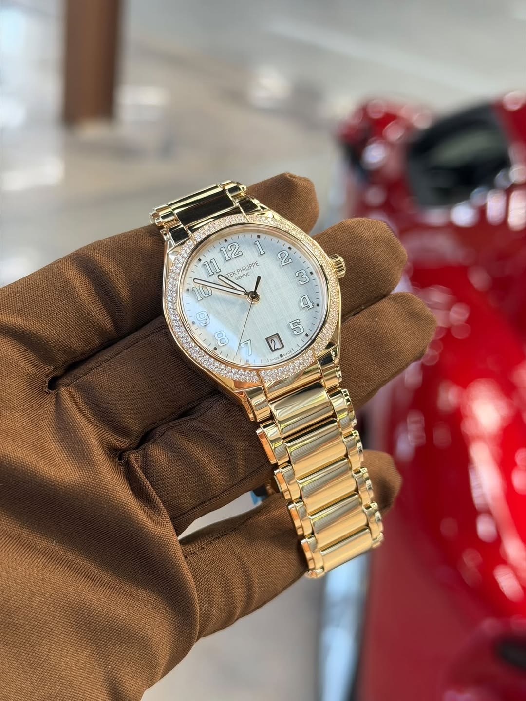 May be an image of wrist watch and text
